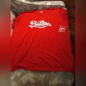 NWT Believe Christmas t-shirt size 1x 16/18w
